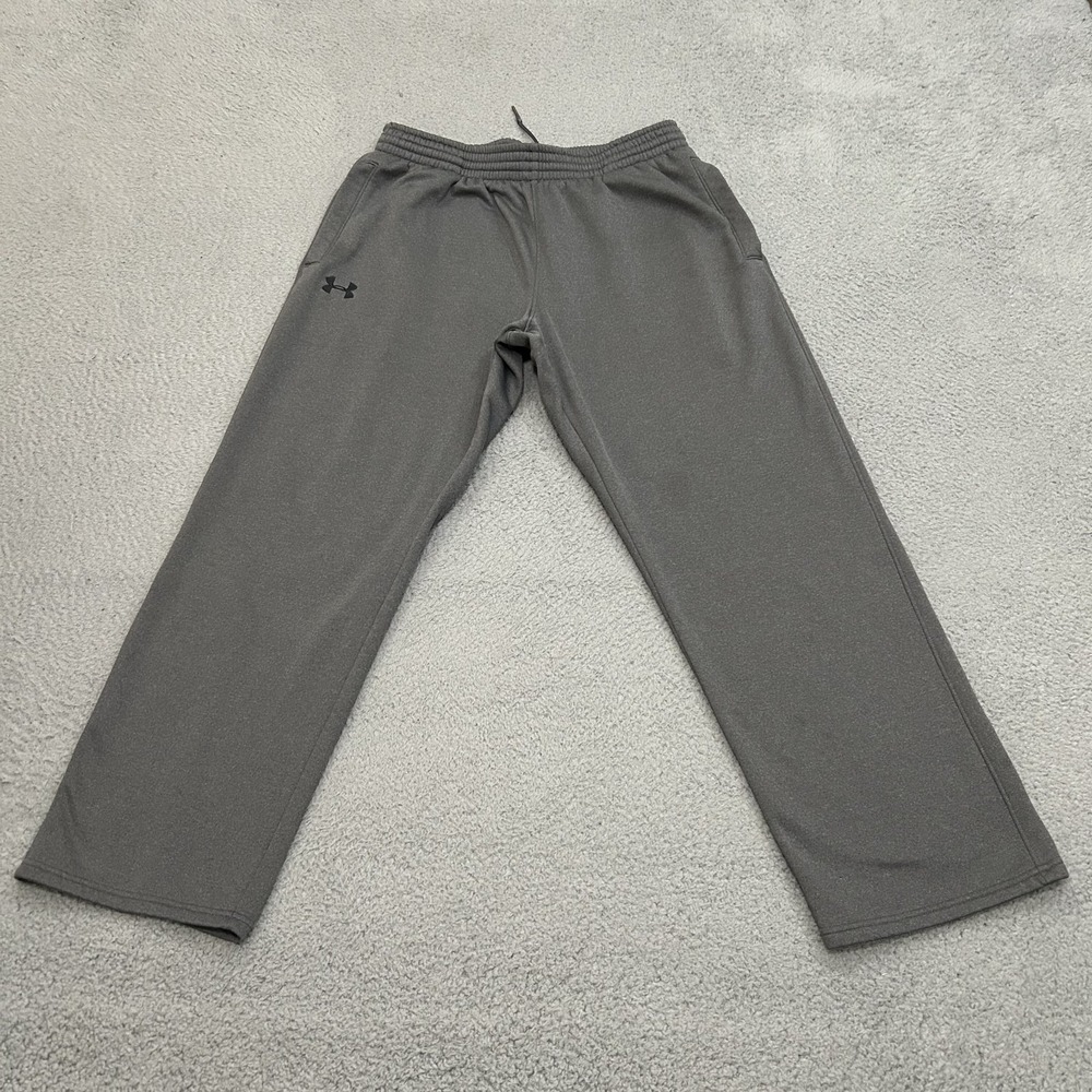 Under Armour Pants Mens Extra Large Gray Sweat Straight Leg Performance Adult